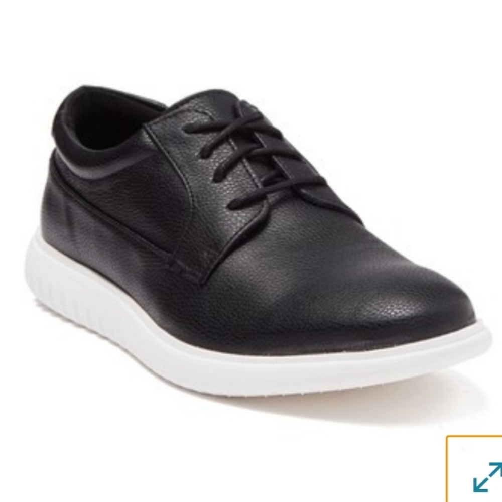 Calvin Klein Toren Tumbled smooth derby shoe - Picture 3 of 8